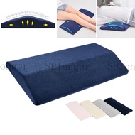 WGBS/L Lumbar Support Pillow Memory Foam Lengthen Waist Support Cushion Sleeping Pregnant Back Pain Relief Wedge Pillows