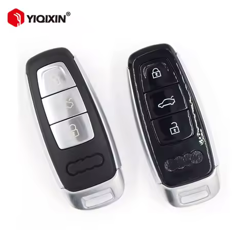 YIQIXIN 3 Buttons Car Key Shell For Audi A1 A2 A3 A4 A4L C8 A5 A6 A6L A7 A8 A8L Q8 2017 2018 2019 20
