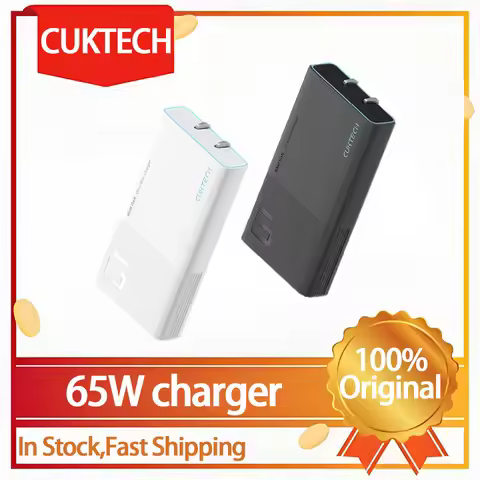 Original CUKTECH AD652S 6 Gallium Nitride Power Card 65W charger is ultra-thin and compatible with P