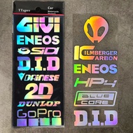 DID  Gopro Sticker Set Motorcycle Reflective Sticker Waterproof Sunscreen Body Scratch Sticker