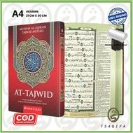 Al Quran AT TAJWID A4 HC Translation and Tajweed Color UMMA QURO Mushaf Al Quran Tajwid Easy