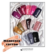 🔥BORONG TERMURAH🔥 Handsock Cotton/ Handsock Muslimah Cotton/ Handsock Cotton Sejuk/ Handsock Muslima