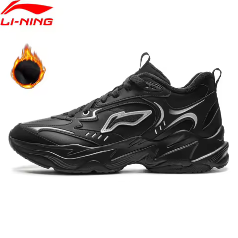 Li-Ning Men's LN DEFENDER Lifestyle Shoes Fleece Winter Warm Comfortable LiNing Leisure Sports Shoes