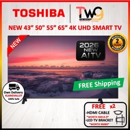 [FREE SHIP + 2 GIFT] Toshiba 65" / 55" / 50" 4K UHD  Ai Smart LED TV 43E330RP 50E330RP 55E330RP