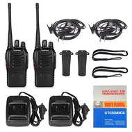 Baofeng HT HandyTalky WLN KD-C1 UHF 400-470MHZ Walky Talky 16 Channel Walkie Talkie（Black/Army) 888s