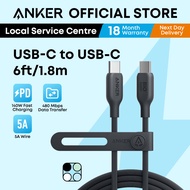 Anker 544 USB C to USB C Cable 6ft/1.8m 140W Fast Charging Bio-Based Nylon Type C Cable A80F2