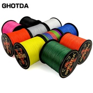 【Hot sale】GHOTDA 4 Braided Fishing Line Length:300m/330yds PE braided line Floating Line 10-80lb