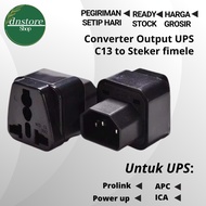 Voltage converter ups PDU C13 C14 single universal outlet