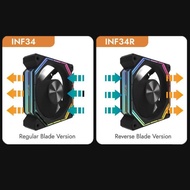 DarkFlash INF34 A-RGB Cooling Fan [Single Fan]