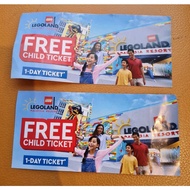 LEGOLAND Free Child Ticket with purchase of Adult ticket Voucher