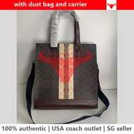 Coach Men Handbag Bag with Free dust and Paper Bag Graham Structured Tote Bag #6707/C3232