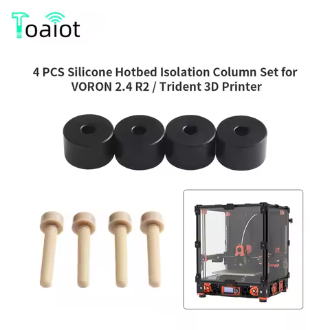 3D Printer Parts Heat Bed Leveling Silicone Column Plastic Feet Dampers Solid Spacer for Voron 2.4 3