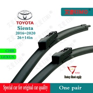 Toyota Sienta Wiper Blade(2016-2020)26+14in  SIENTA Car Window Wipers