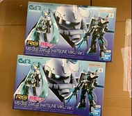 現貨全新 1/144 RG MS-06S Zaku II Hatsune Miku Ver. 初音 渣古 miku zaku PB P-Bandai 高達 模型 拼裝 GUNPLA