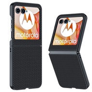 Motorola Razr 5G 2020 Razr 2022/ 40 Ultra/ 50/ 50 Ultra/ 60/ 60 Ultra Premium Carbon Fiber Leather/ 