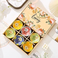 /Fresh Japanese Style Pastoral Style Rice Bowl, Underglaze Craft, Rice Bowl Ice Cream Bowl Soup Bowl