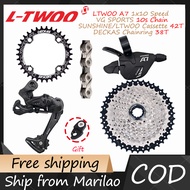 LTWOO Elite A7 1x10S MTB Groupset Shifter+Rear Derailleur+SUNSHINE/LTWOO Cassette 42T+KMC X10/VG 10 