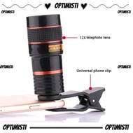 OPTIMISTI8E HD Telescope Professional 8X/12X for Most Types of Mobile Phones Mini