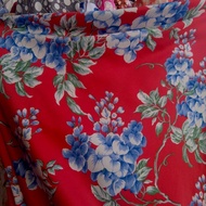 Premium patterned silk satin fabric - imported floral patterned satin fabric - patterned silk satin 