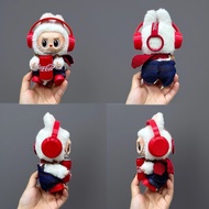 [Only Clothes] Unopened Cola labubu Baby Clothes Coca-Cola Vinyl Plush Doll Pendant labubu Cloth Clo
