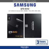 [FAST SHIP] Samsung 870 EVO | 2.5" SATA III | Internal SSD ( 2TB ) (MZ-77E2T0BW)