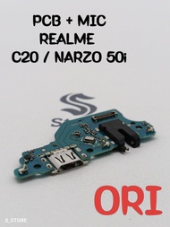 CONNECTOR CHARGER REALME C20 / NARZO 50I ORI PAPAN KONEKTOR CAS PCB BOARD FLEXIBLE CAS REALME C20 / 