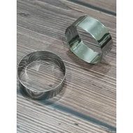 RB2in1 cookie cutter roundRing 3cm (2pcs) height 1/ 2 inches (RB2in1)