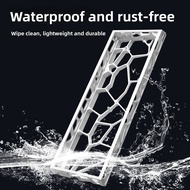AR60 Keyboard Case Hollow Transparent 60% Key Layouts Out Keyboard Shell for Wooting60/MAD60/WIN60 D