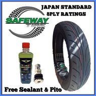♨ ۞ ⚽ Safeway Tire Japan Standard  Size 14 Free Tire Sealant &amp; Pito valve
