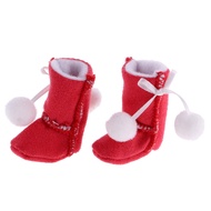 รองเท้าบูทหิมะน่ารัก Blythe Plythe 12 ''สีแดง