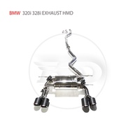 HMD Stainless Steel Exhaust System Catback Is Suitable For BMW 320i 328i Modification Electronic Val