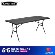 Lifetime 6 FT Fold in Half Table - Black