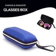 Blue Glasses Case Zipper Sunglasses Protective Box Spectacle Case Sun Glasses Case Sunshades Case Sp