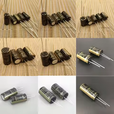 4pcs ELNA SILMIC II Electrolytic Capacitor Hi-Fi Audio 4.7uF/10uF/22uF/47uF/100uF/220uF/470uF/1000uF