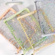 BINDER A5 ZIPPER COLOR STARRY TRANSPARENT PHOTOCARD PC A5 BINDER