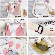 (WTAS-03) BAG LUNSMEGirl WAIST BAG/ Girl CANVAS WAIST BAG/ SHOULDER BAG/ Girl FASHION BAG/ IMPORTED 