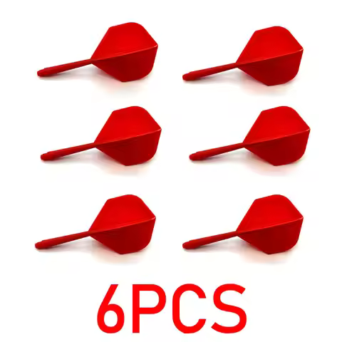 6PCS Flights Darts K Flex Professional Dart Flights 2BA Screw Soft Integrated Dart Flights and Shaft