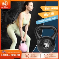 SPORT 2kg/4kg/6kg/8kg/10kg KettleBell Gym Training Plastic Coating Kettlebell dumbbell weight liftin