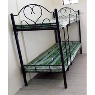 DOUBLE DECK BED FRAME 36X36X75 WITH 2 PCS URATEX FOAM free deliver ncr cod