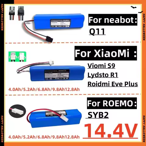 Rechargeable Li-ion Battery for Xiaomi Lydsto R1 Viomi S9 Roidmi Eve Plus neabot Q11 ROEMO SYB2 Robo