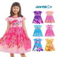 GROSIR DRESS BAJU ANAK PEREMPUAN MY LITTLE PONY LENGAN PENDEK / DASTER