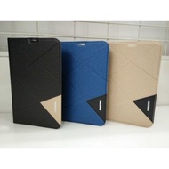 Samsung Galaxy Tab T385 - TAB A 2018 Triangle Standable Flip Case LOGO & POCKET