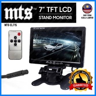 Stand Monitor 7-Inch Color TFT LCD DC 12V Car Monitor Rear View Headrest Display