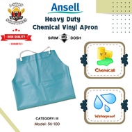Ansell 56-100 44"Length Heavy Duty Vinyl PVC Apron Chemical Resistant Aprons ALPHATEC ANS-56-100 SIR