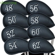 SHANRONG Spider Head Cover Golf Iron Covers Set Magic Tape Golf Putter Accessories Sports 8Pcs Golf 