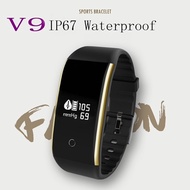 V9 Sport Bluetooth Blood Pressure Heart Rate Monitor Smart Watch Fitness Tracker Health Smart Bracel