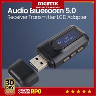 Digitik - OLLIVAN USB Audio Bluetooth 5.0 Receiver Transmitter Display Adapter - T11