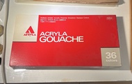 Holbein acrylic gouache 36色（80%新）