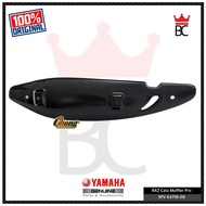 Yamaha RXZ Catalyzer Muffler Protector/ Cover Exhaust Ekzos (Hitam Kilat) 5PV-E4718-00  Original HLY