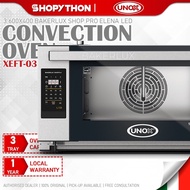 UNOX BAKERLUX SHOP.PRO 3 600x400 Elena LED XEFT-03EU-ELDP (3500W) Convection Oven Single Phase Italy Made Steam Humidity